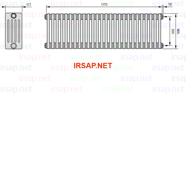 Радиатор IRSAP Tesi 50600/26 T30 CL 01